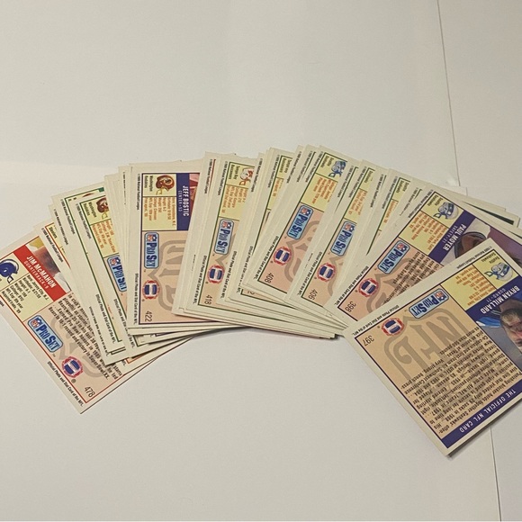 1989 - 1990  Pro Set Football Cards Lot of 87 Cards Vintage - Picture 4 of 8